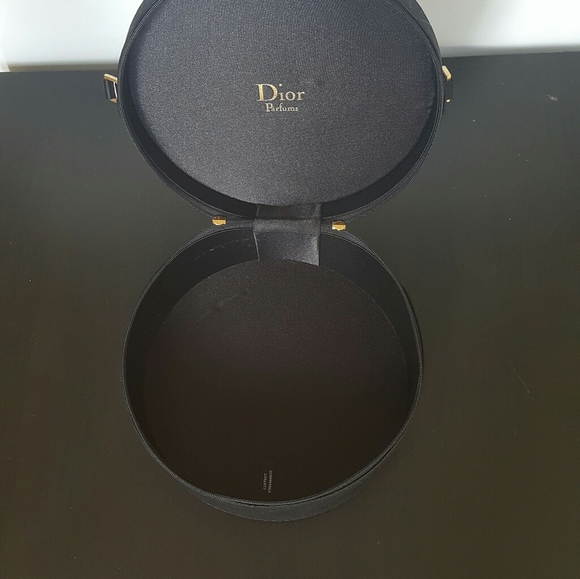 Christian Dior Jewelry or Cosmetics Round Box - Picture 8 of 11